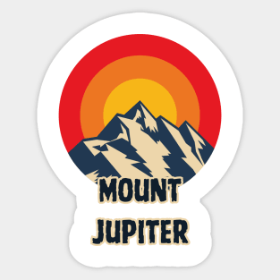 Mount Jupiter Sticker